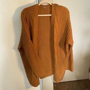 Burnt Orange Sweater Cardigan